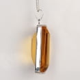 thumbnail image 3 of GEMHUB 102 Ct. Emerald Cut Yellow Citrine Gemstone Pendant Yellow Stone 925Silver Pendant Faceted Jewelry Yellow Gemstone Citrine Pendant Without Chain Yellow Birthstone Pendant Women Crystal Pendant, 3 of 4