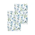 Spring Watercolor Blue Flower Farm Rural Tea Towels Absorption Walf