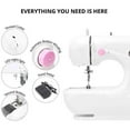 thumbnail image 2 of Foot Pedal Dual Speed \u200b\u200bControl Machine with Overlocker Home Portable Travel Sewing Machine, Easy to Use for Adults and Children, 2 of 5