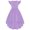 Purple, variant on HJYCHN Kids Dress Ruffled Cap Sleeve High Low Formal Gown with Asymmetric Hemline for Girls Dress 7-8Years