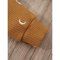 thumbnail image 5 of Qiylii Baby Boy Girls Fall Clothes Set, Moon Printed Pattern Romper and Drawstring Pants, 5 of 9