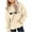 Beige, variant on Posijego Valentine's Day Sweatshirts for Girls Boys Heart Printed Pullover Hooded Spring Tops with Pocket