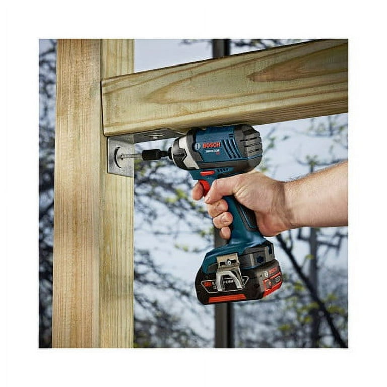 Bosch IDS181 102 Compact 18V Power Battery Charger Small Cordless Lithium Ion 1 4 in. Hex Impact Driver Kit Walmart