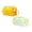02 Translucent Mint Green+03 Yellow, variant on Miretho Huggea Bag, Women Summer Silicone Handbag, Waterproof Foldable Tote