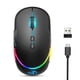thumbnail image 4 of Methold Ratón recargable inalámbrico de 2,4 Ghz con luz RGB 1200/2400/3200 DPI Ratones para juegos ajustables Accesorios para PC de escritorio de hotel Juegos de teclado y mouse para computadora, 4 of 6