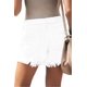 thumbnail image 3 of Pantalones cortos de mezclilla MODARANI Boyfriend Cut Off White XXL para mujer, 3 of 4