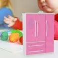 thumbnail image 2 of 1 Set Doll Closet Wardrobe Tiny House Decor Furniture with Mini Hangers, 2 of 7