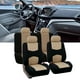 thumbnail image 5 of Funda protectora para asiento de coche, juego completo de fundas automotrices transpirables, cojín de poliéster, 5 of 7