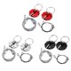 thumbnail image 2 of Sidaley Kit de pestillo de bloqueo de aluminio para capó de coche de carreras, juego de pasadores de capó de motor Universal, accesorios para Vehículos, repuestos y accesorios Mis plata, 2 of 6
