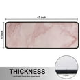 thumbnail image 5 of Kitchen Rugs Sets Of 2,Pink Marble Pattern Anti Fatigue Kitchen Mat Rugs Non Slip Washable,Decorative Kitchen Floor Mats for Kitchen,Sink,Laundry,17"x47"+17"x47", 5 of 5