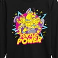thumbnail image 3 of Teenage Mutant Ninja Turtles - Turtle Power 90s - Toddler & Youth Long Sleeve Graphic T-Shirt, 3 of 5
