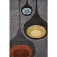 thumbnail image 1 of Momeni New Wave 2'6" X 8' Contemporary Hand Tufted Wool Runner Rug in Steel, 1 of 4