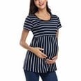 thumbnail image 6 of zttd women's care tops maternity shirts maternity care tops short sleeve breastfeeding clothes, 6 of 8