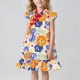 thumbnail image 2 of Bxsruta Girls 2-8 Years Chinese Cheongsam Dress Long Sleeve Summer Party Princess Dress Soft Stretchy, 2 of 7