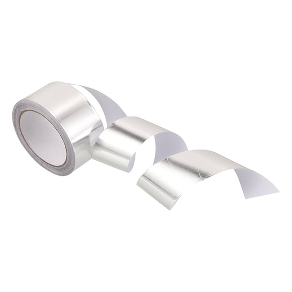 OUNONA Plated Silver Aluminum Foil Pipe Repair Tape Roll Waterproof Insulation Tape