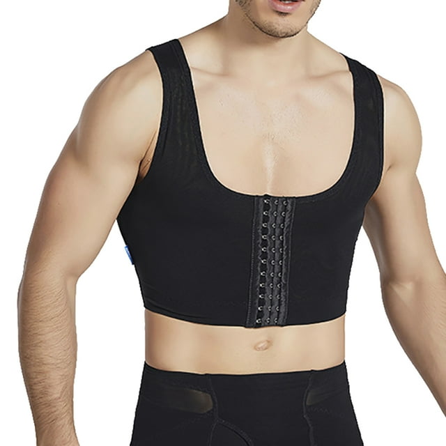 Wosthever Chalecos con forma de pecho para hombre, Control masculino, ginecomastia de mama, camiseta sin mangas ajustable, corsé correcto de postura, Type2 NO2 Wosthever OD015583-01