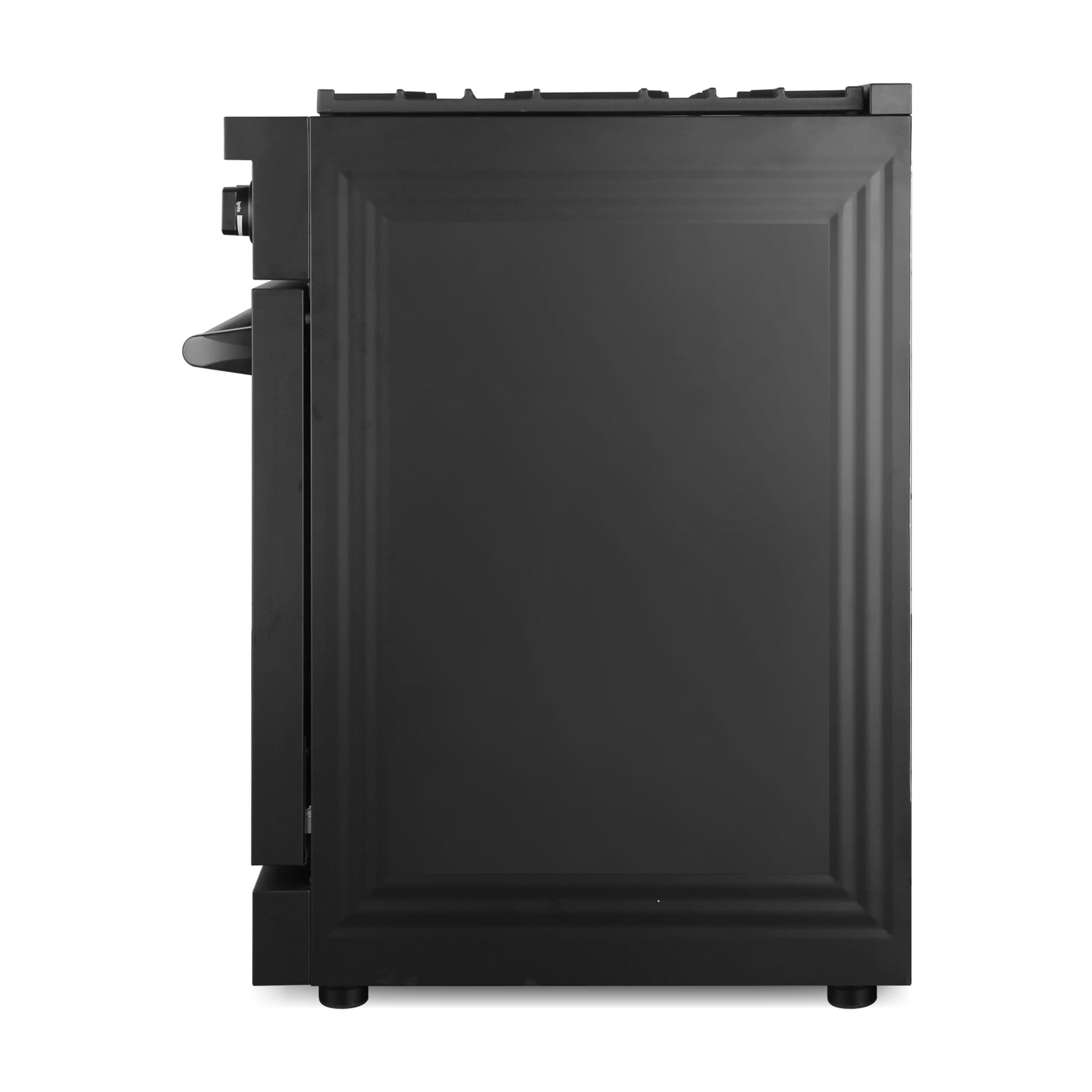 Cosmo 36 in. Lumin Collection 6.1 cu. ft. Gas Range with 6 Sealed Burners and Convection Oven in Matte Black