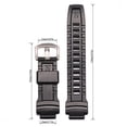 thumbnail image 4 of Correa de reloj de repuesto de resina adecuada para Casio Pro trek Prg 260 250 500 550 PRW 2500 3500 5100 Correa de hombre de 18 mm Accesorio de reloj, 4 of 5