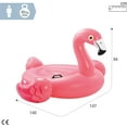 thumbnail image 4 of ®Rising FF Inflatable Swimming Ring Underarm Ring Thickened Flamingo Holder 142*137*97cm Air Pump Not Included, 4 of 5