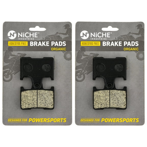 Niche Brake Pad Set for Yamaha RX1 RS Vector ER LTX Venture Rear Organic 2 Pack 519-KPA2682D