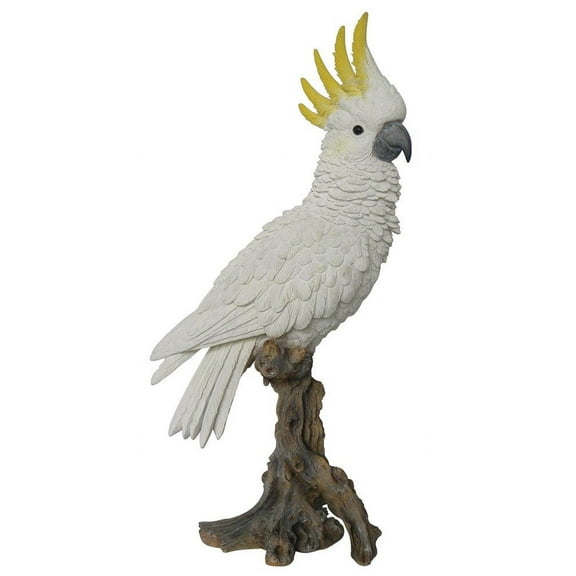 Hi-Line Gift Ltd Cockatoo on Branch Statue