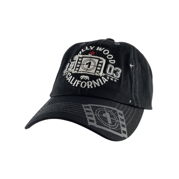 Gravity Threads Hollywood CA Adjustable Baseball Cap - Black