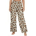 thumbnail image 2 of QLEICOM Pajama Pants Women,Winter Pants for Women,Women Fleece Pajama Pants Capri Length Drawstring PJs Bottoms Sleep Lounge Pants with Pockets, 2 of 5
