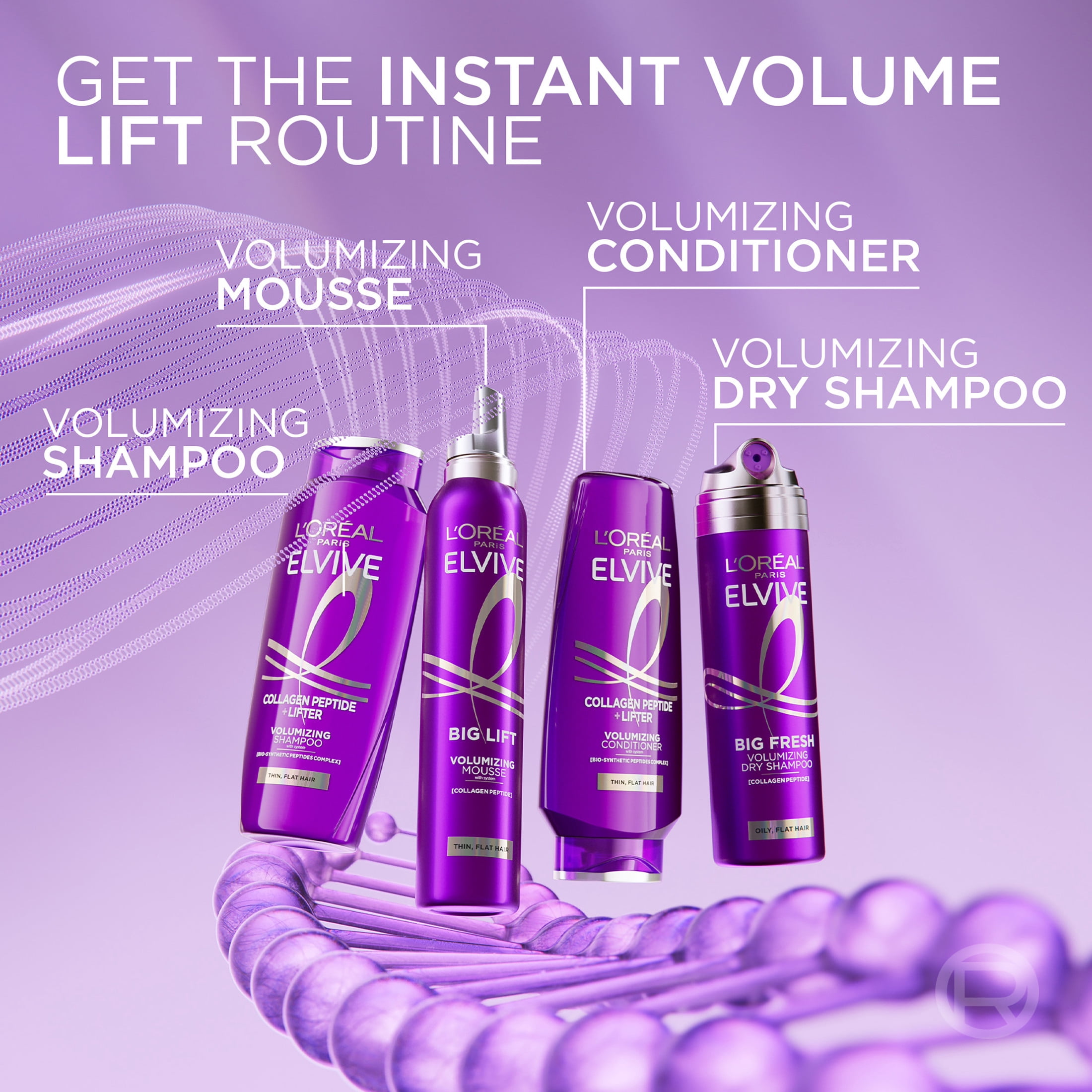 L'Oreal Paris Elvive Collagen Peptide plus Lifter 72h Volumizing