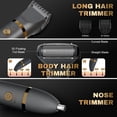 thumbnail image 2 of Ball Shaver for Men, 3-in-1 Multifunction Body Hair Trimmer & Pubic Shaver with Titanium Blades (No Nicks!), IPX7 Waterproof Electric Razor, LED, 2 of 5