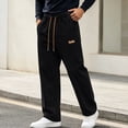 thumbnail image 2 of MYAOYI Mens Comfort Fit Jeans Drawstring Loose Denim Trousers, 2 of 7