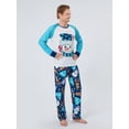 thumbnail image 6 of AIGUR Family Matching Christmas Pajama Set Christmas Pajamas for Family, Long Sleeve Snowman Print Tops + Pants Set Sleepwear Loungewear, 6 of 10