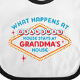 thumbnail image 4 of Inktastic Las Vegas Stays at Grandma's Boys or Girls Baby Bib, 4 of 4