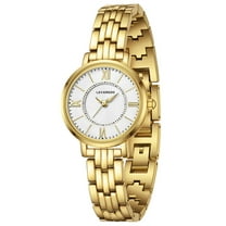 Women's Quartz Watch Durable Scratch-Resistant Women Watches with Stainless Steel Strap 3ATM Waterproof Lady Wristwatch Gift for Woman Mother's Day Gifts