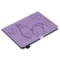 thumbnail image 5 of Dteck Smart Case for iPad mini (A17 Pro) 8.3 inch 2024 / iPad mini 6th Gen,Magnetic Butterly Pattern PU Leather Card Holder Wallet Kickstand Hybrid Protective Cover for iPad mini 6/mini 7,Purple, 5 of 6
