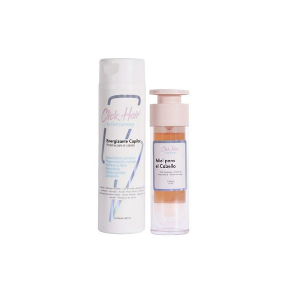Click Hair Miel para el cabello y  Energizante Capilar (2 Pack)