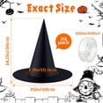 thumbnail image 2 of Disfraz de bruja Legigo para Halloween, color negro, con cuerda para colgar, 2 of 7
