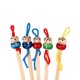 thumbnail image 2 of 5 Pcs Bamboo Japanese Doll Ear Pick Spoons Earwax Remover Cleaner Tool, 2 of 3