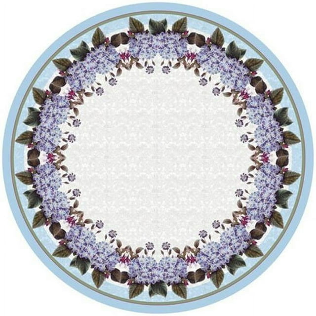 Betsy Drake TR127G Tissu de Table Ronde Hortensia 68 Po
