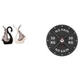 thumbnail image 1 of Figuras De Cisne De Cerámica Y Escultura De Reloj De Pared 3D, Adorno Creativo De Escritorio Para El Hogar, Gimnasio, Estante, Aniversario, Chimenea, Culturismo, Levantamiento De Pesas,, 1 of 8