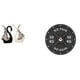 thumbnail image 1 of estatua de cisne,Figuras de cisne,estatuas,decoración del hogar,fiesta de bodas,Reloj de gimnasio,Reloj de pared con barra para gimnasio en casa Reloj de culturismo,Sala de entrenamiento, 1 of 8