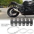 thumbnail image 3 of Modified Exhaust Hood, Stainless Steel Pipe Protective Outdoor Protection All Season Motorcycle Cover Cover All  For Man For Hood Short Paragraph, 3 of 8