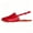 Red, variant on Women's Backless Mules - Slip-On Low-Heel Sandals with Closed Pointed Toe & Buckle Strap