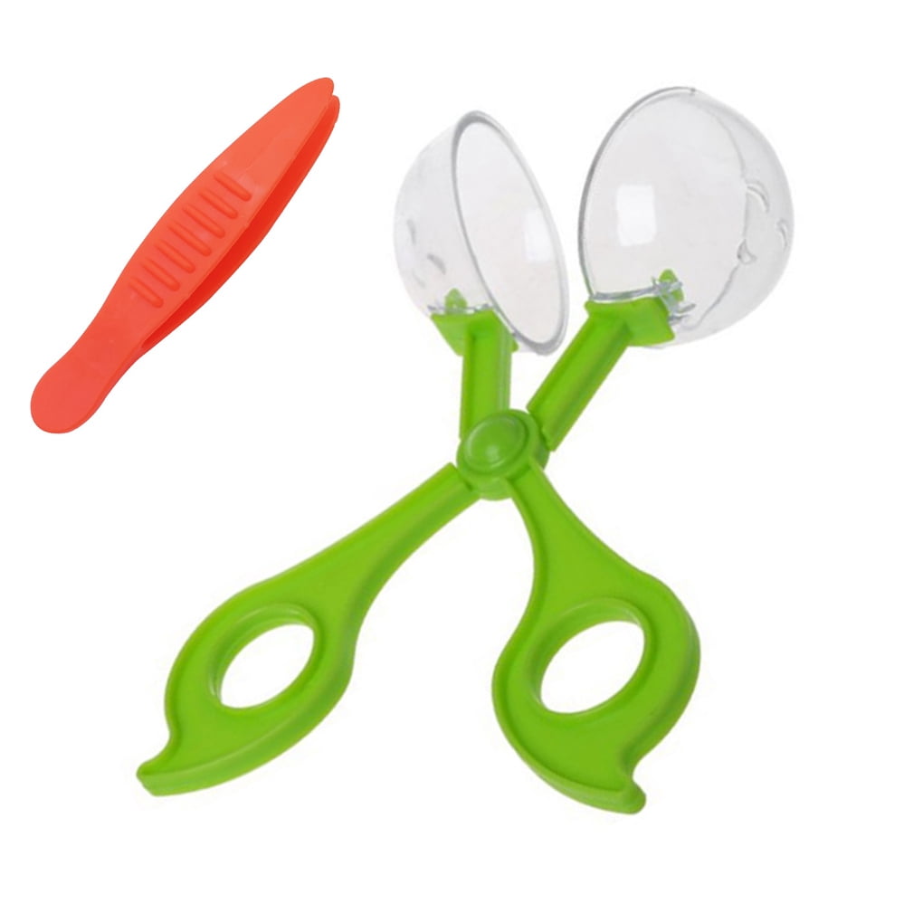 Insect Scissor Clamp Plastic Insect Tweezer Portable Outdoor Nature