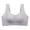 Grey, variant on Alun Wireless Jelly Bras for Women Full Coverage Supportive T Shirt Bra Smoothing Seamless Lightweight Breathable Everyday Wear Bralette Gentle Support All-Day Lift Green L