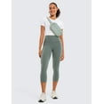 thumbnail image 3 of CRZ YOGA Womens Butterluxe Workout Capri Leggings with Pockets 21 Inches, 3 of 4