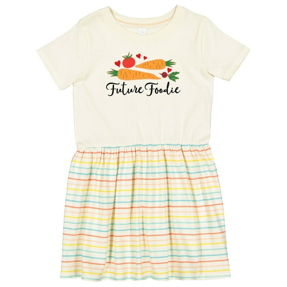 Inktastic Future Foodie Cute Vegetable Girls Toddler Dress