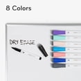 thumbnail image 3 of Fine Tip Dry Erase Markers with Eraser, Low Odor Whiteboard Markers Fine Tip, Assorted Bright Colors, Set of 8, 3 of 7