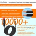 thumbnail image 5 of 16.4 FT DC Power Cord Cable 12V/24V for Car Fridge Car Refrigerator Freezer Compatible with Alpicool, ARB,BougeRV, Bodega, Dometic,Euhomy, ICECO Etc Most Brands Portable Refrigerator (Black, 16.4 FT), 5 of 7
