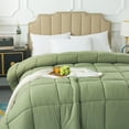 thumbnail image 6 of IGI Full/Queen Comforter, Sage Green | All Season Hotel Down Alternative Duvet Insert, Adult, Unisex, 88x92in, 6 of 6