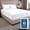 6" Deep, variant on Utopia Bedding Premium Waterproof Bed Bug Mattress Cover, Twin Zippered Mattress Protector, 6 Inches Deep, Dust Mite Proof 6-Sided Mattress Encasement for Bed